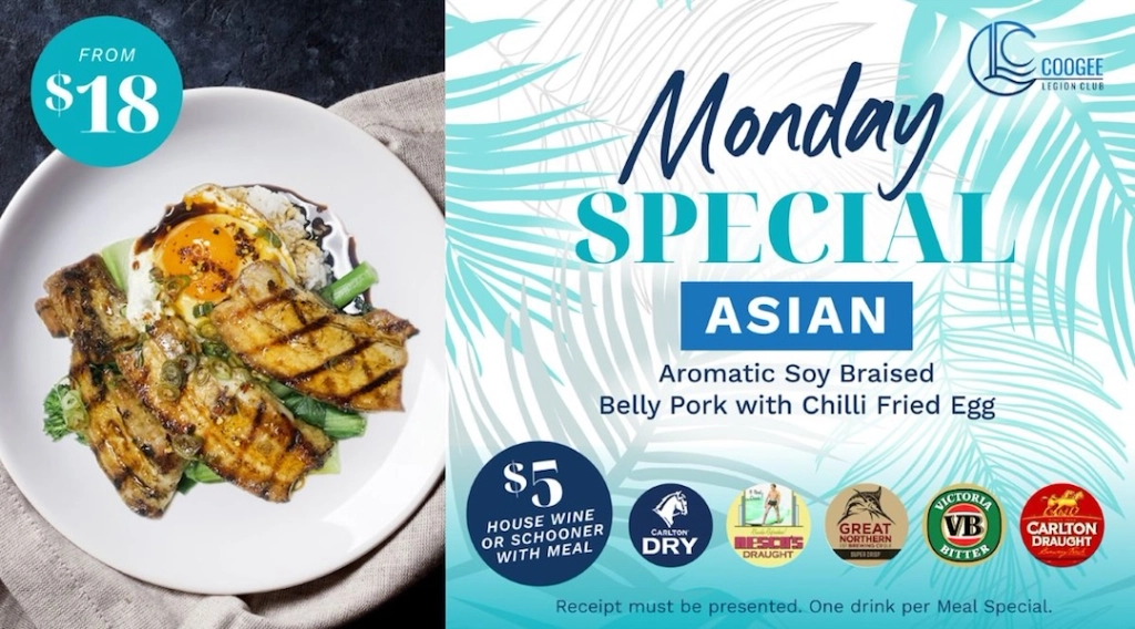 The Monday special at Waterview Restaurant