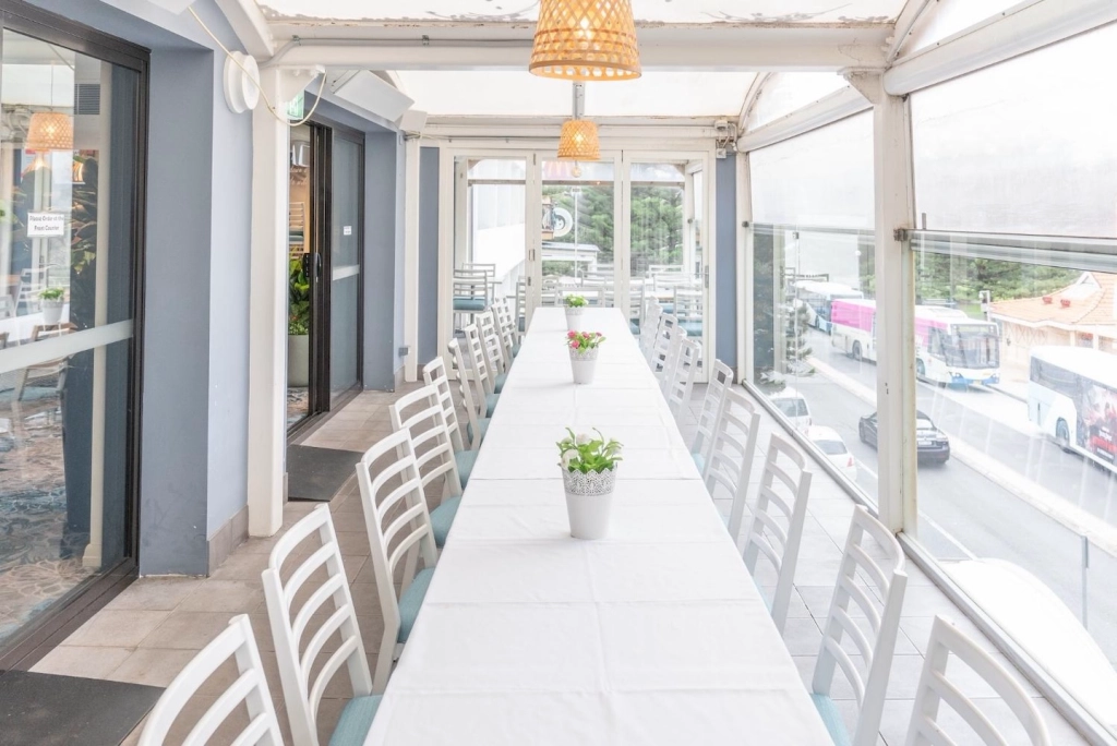 Level 1 terrace balcony function space