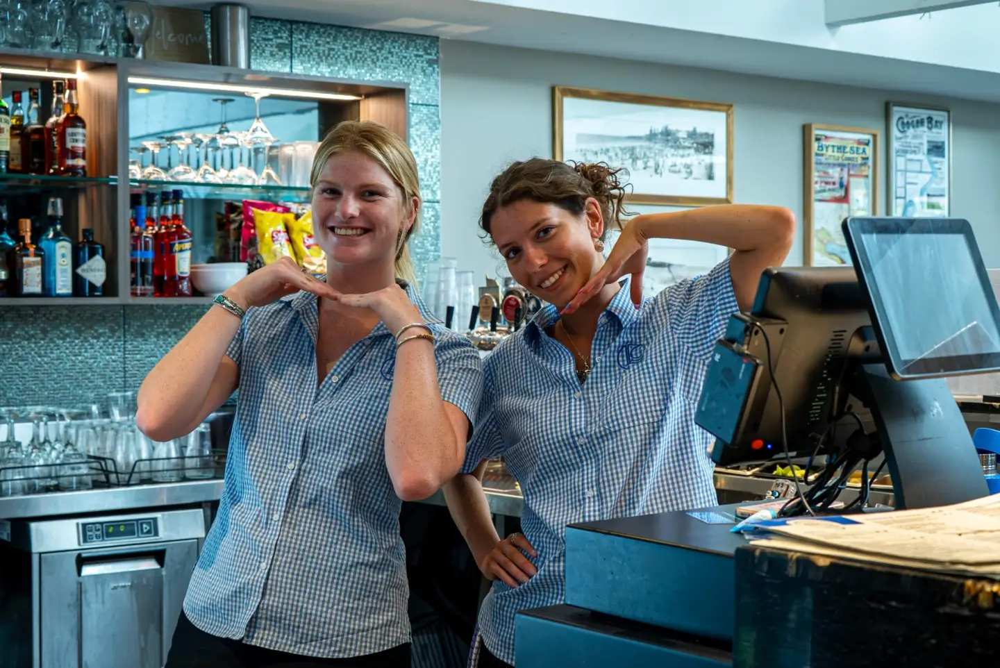 Two bartenders