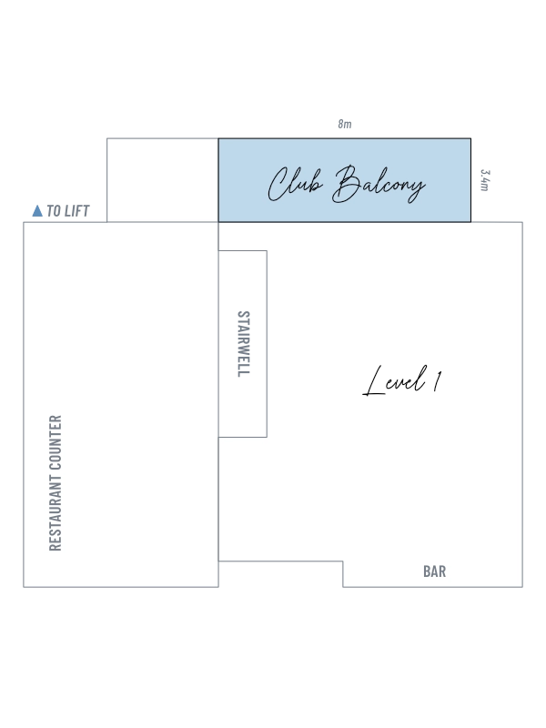 Club Balcony function space
